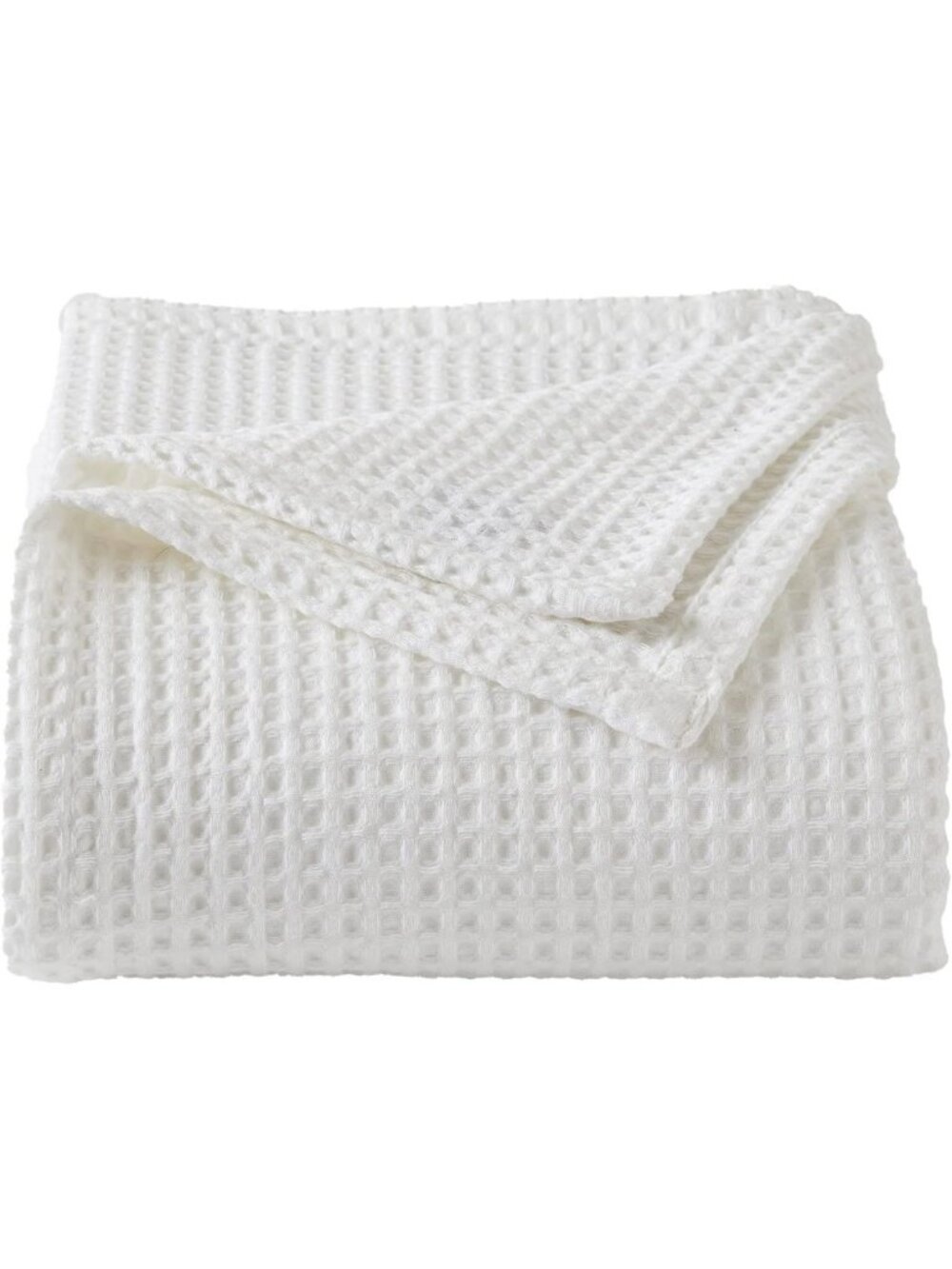 Soft 100% Cotton Waffle Weave Blanket | Lightweight All-Season Layering | King